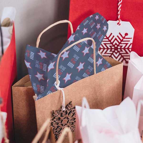 American Quotes Tissue Paper - In Gift Bag