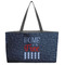 American Quotes Beach Totes Bag - w/ Black Handles