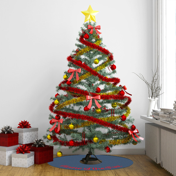 American Quotes Tree Skirt - In context