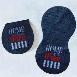 American Quotes Burp Pads - Velour - Set of 2