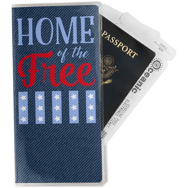 Custom American Quotes Travel Document Holder