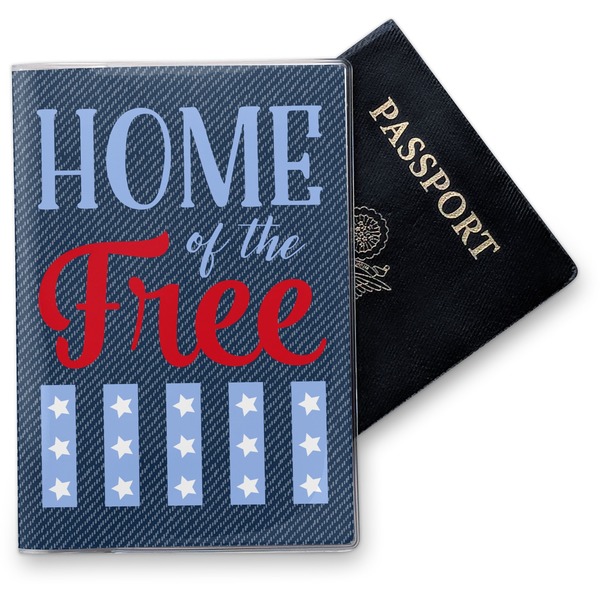 Custom American Quotes Vinyl Passport Holder