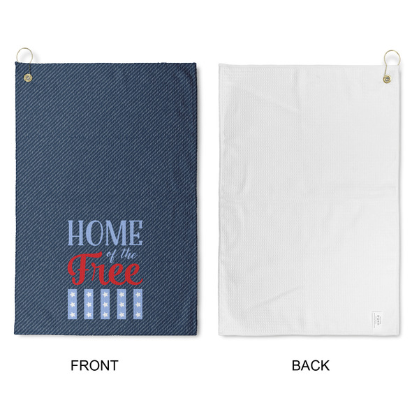 American Quotes Waffle Weave Golf Towel - Approval