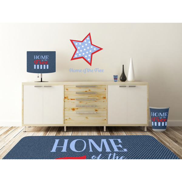 American Quotes Wall Graphic Decal Wooden Desk