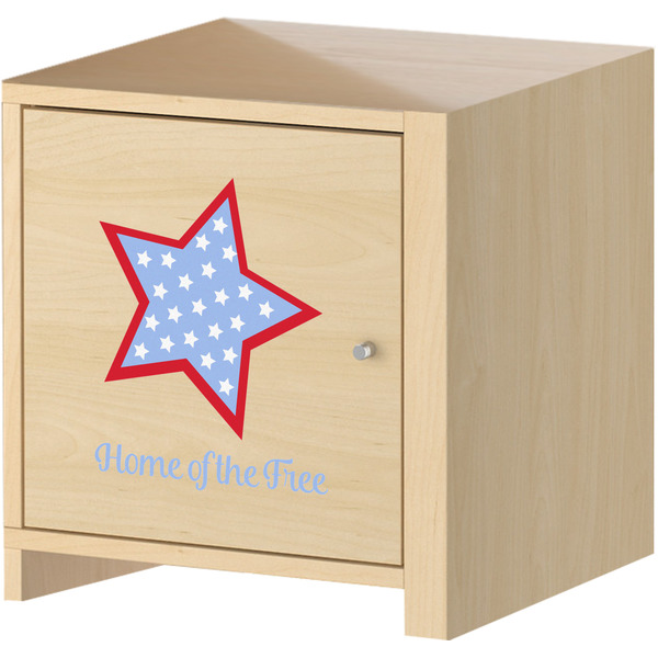 American Quotes Wall Graphic on Wooden Cabinet