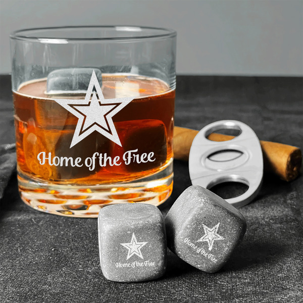 American Quotes Whiskey Stones - Set of 9 - In Context