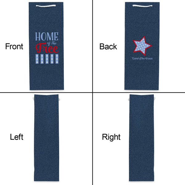 American Quotes Wine Gift Bag - Gloss - Approval