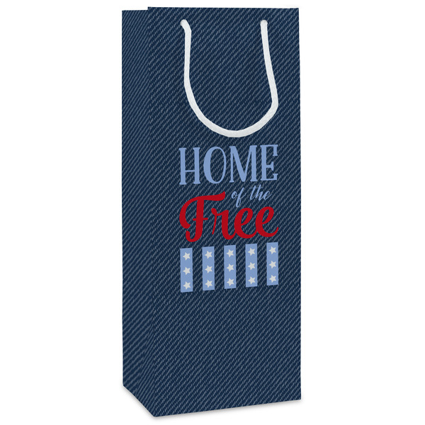 Custom American Quotes Wine Gift Bags