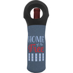American Quotes Wine Tote Bag (Personalized)