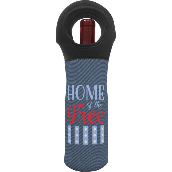 Custom American Quotes Wine Tote Bag