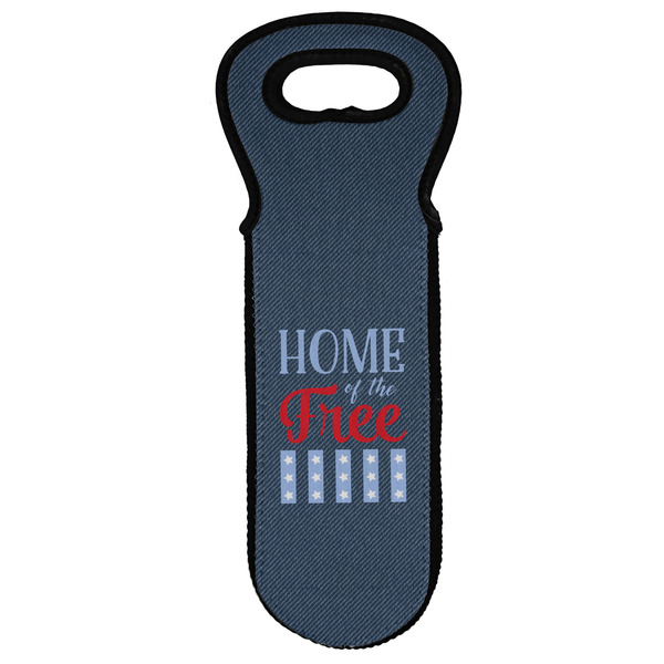 Custom American Quotes Wine Tote Bag