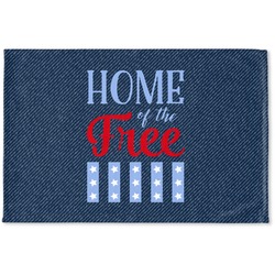 American Quotes Woven Mat