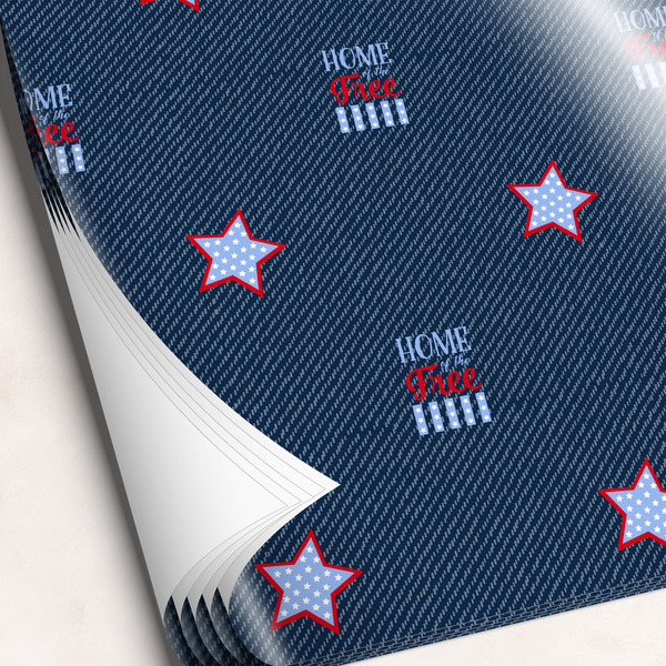 Custom American Quotes Wrapping Paper Sheets