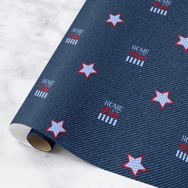 Custom American Quotes Wrapping Paper Roll - Small