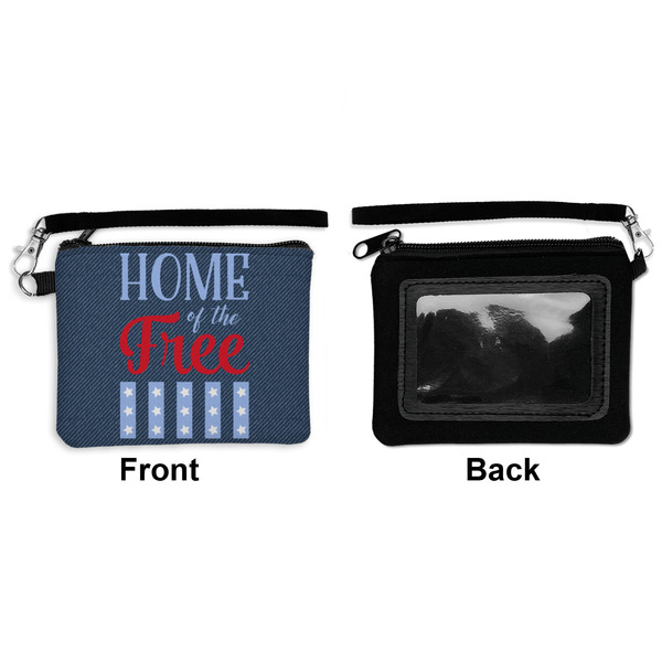 American Quotes Wristlet ID Cases - Front & Back
