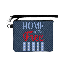 American Quotes Wristlet ID Case