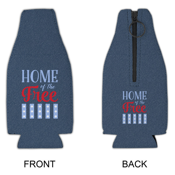 American Quotes Zipper Bottle Cooler - APPROVAL