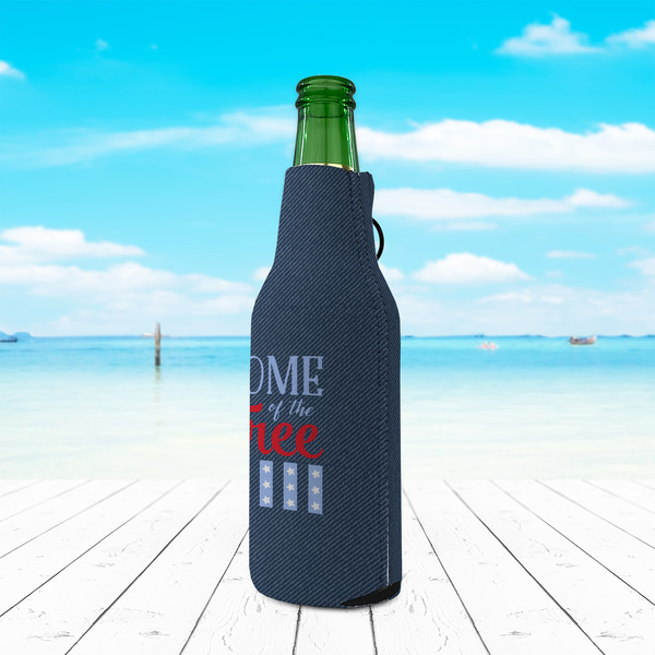 American Quotes Zipper Bottle Cooler - LIFESTYLE