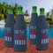 American Quotes Zipper Bottle Cooler - Set of 4 - LIFESTYLE