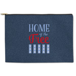 American Quotes Zipper Pouch - Large - 12.5"x8.5" (Personalized)