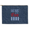 American Quotes Zipper Pouch Large (Front)