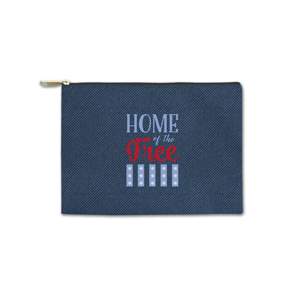 Custom American Quotes Zipper Pouch - Small - 8.5"x6" (Personalized)