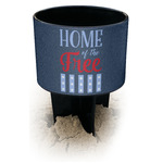 American Quotes Black Beach Spiker Drink Holder