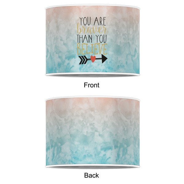 Inspirational Quotes 12" Drum Lampshade - APPROVAL (Poly Film)