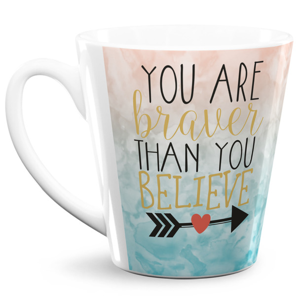 Custom Inspirational Quotes 12 Oz Latte Mug