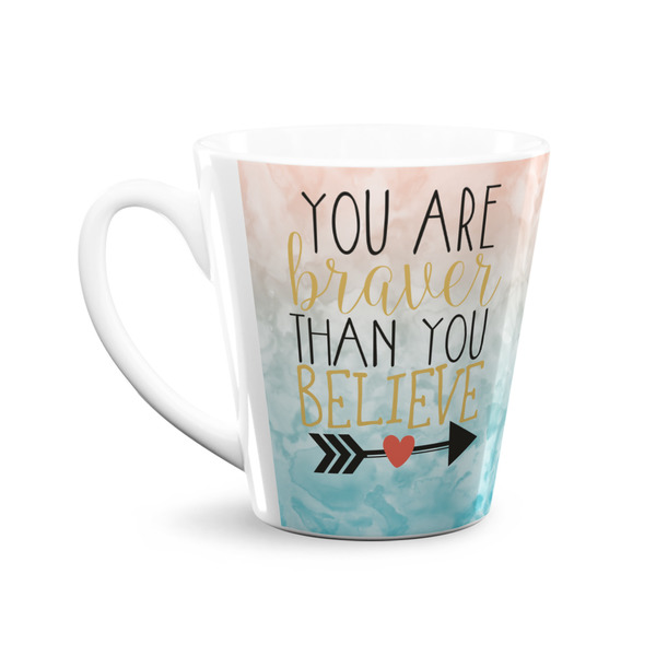 Inspirational Quotes 12 Oz Latte Mug - Front
