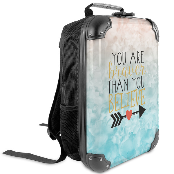 Custom Inspirational Quotes Kids Hard Shell Backpack
