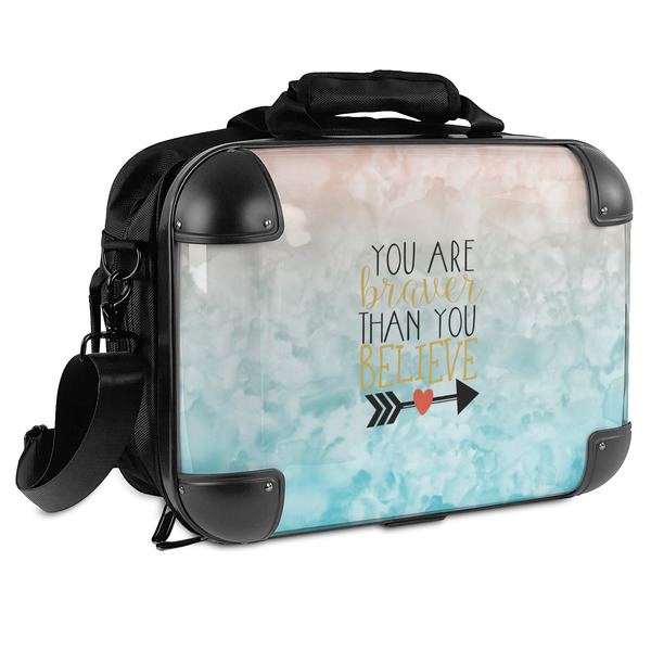 Custom Inspirational Quotes Hard Shell Briefcase