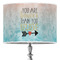 Inspirational Quotes 16" Drum Lampshade - ON STAND (Poly Film)