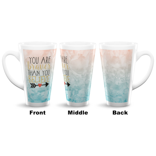 Inspirational Quotes 16 Oz Latte Mug - Approval