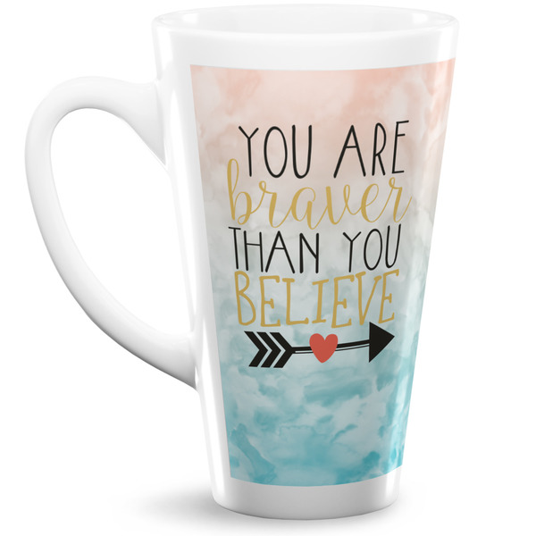 Custom Inspirational Quotes 16 Oz Latte Mug