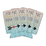 Inspirational Quotes Can Cooler (16 oz) - Set of 4