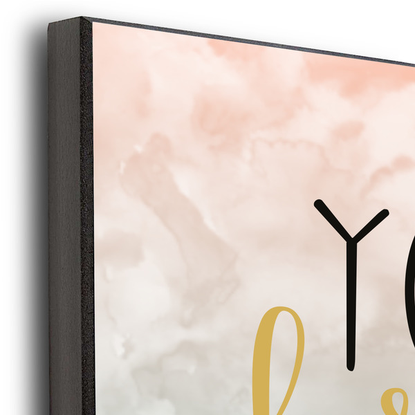 Inspirational Quotes 16x20 Wood Print - Closeup