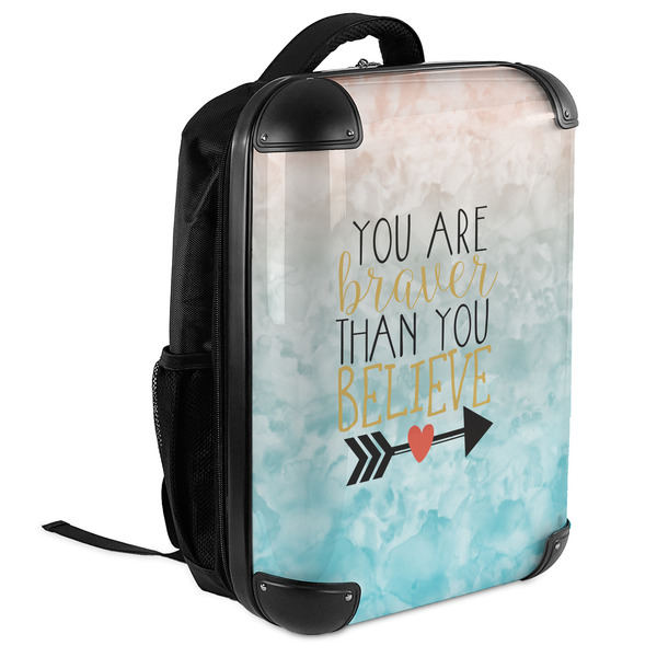 Inspirational Quotes 18" Hard Shell Backpacks - ANGLED VIEW