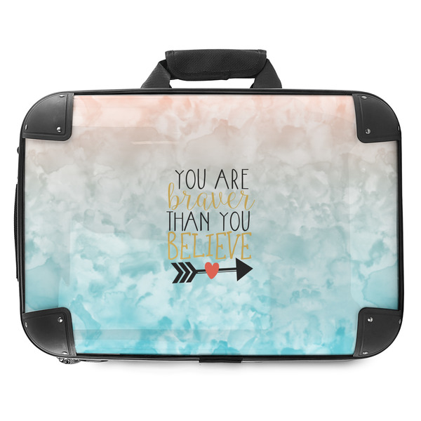 Custom Inspirational Quotes Hard Shell Briefcase - 18"