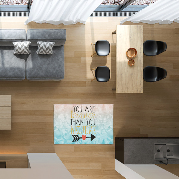 Inspirational Quotes 2'x3' Indoor Area Rugs - IN CONTEXT