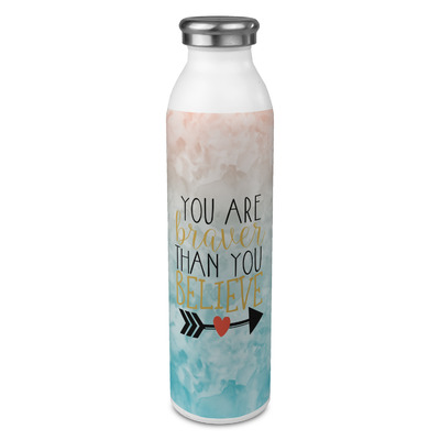 Inspirational Quotes 20oz Stainless Steel Water Bottle - Full Print