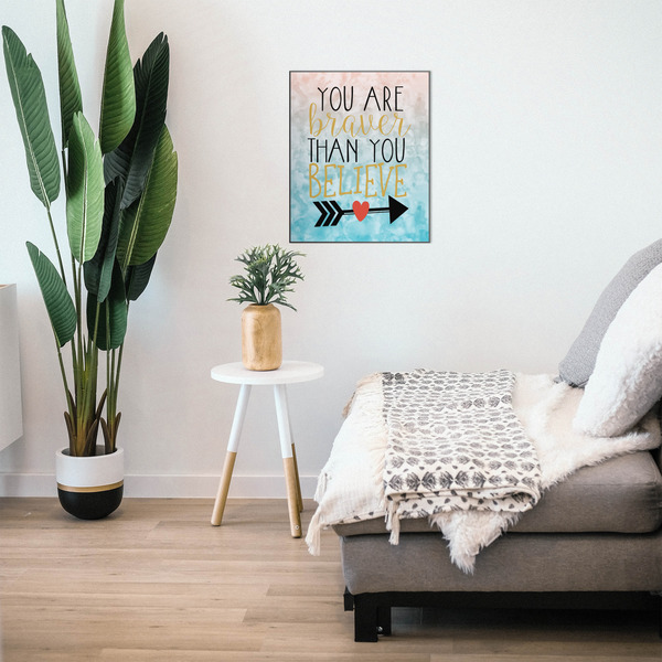 Inspirational Quotes 20x24 Wood Print - In Context