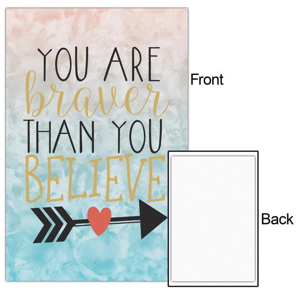 Inspirational Quotes 20x30 - Matte Poster - Front & Back