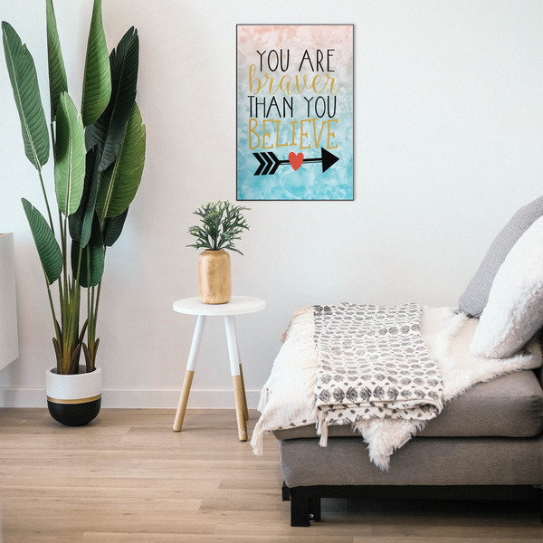 Inspirational Quotes 20x30 Wood Print - In Context