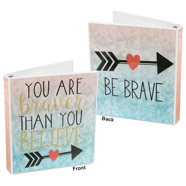 Inspirational Quotes 3-Ring Binder Front and Back