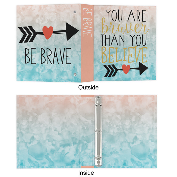 Inspirational Quotes 3 Ring Binders - Full Wrap - 1" - APPROVAL