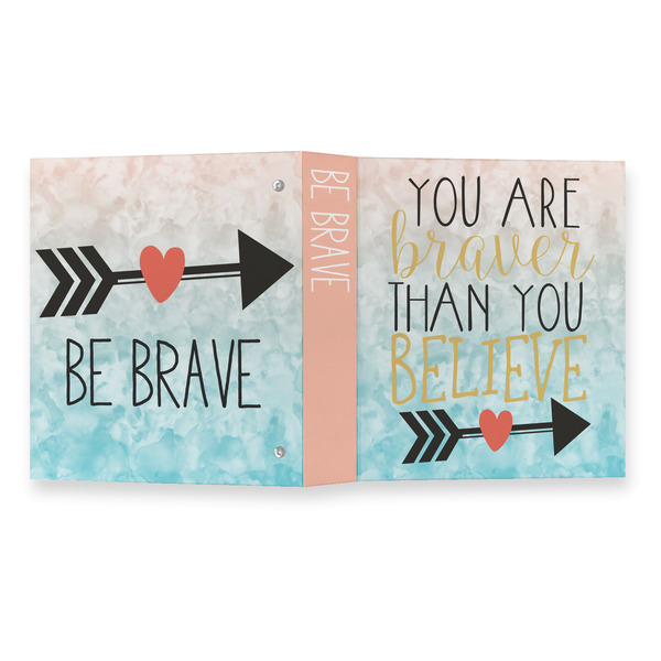Inspirational Quotes 3 Ring Binders - Full Wrap - 1" - OPEN OUTSIDE