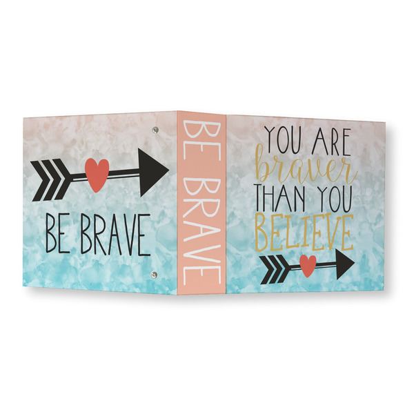 Inspirational Quotes 3 Ring Binders - Full Wrap - 3" - OPEN OUTSIDE