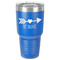 Inspirational Quotes 30 oz Stainless Steel Tumbler - Royal Blue - Single-Sided