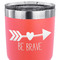 Inspirational Quotes 30 oz Stainless Steel Ringneck Tumbler - Coral - CLOSE UP